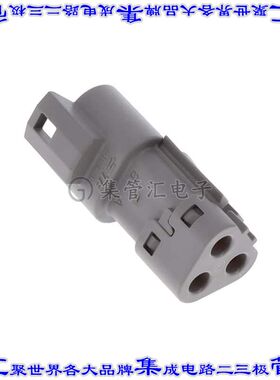 DT04-3P-TE31 矩形连接器外壳3POS插座2排公形引脚灰色自由悬挂