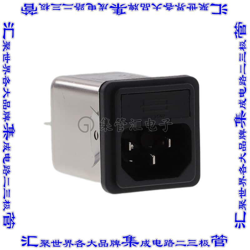 FN9262SB-2-06 电源接入连接器3POS插座公插片模块IEC320-C14面板