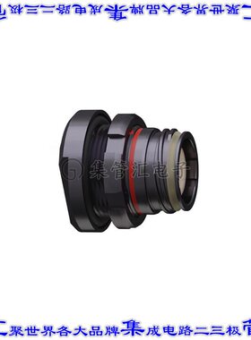 GKTAAT0-ED08WN-LS00 圆形连接器8POS插座母插口焊杯镀金面板安装