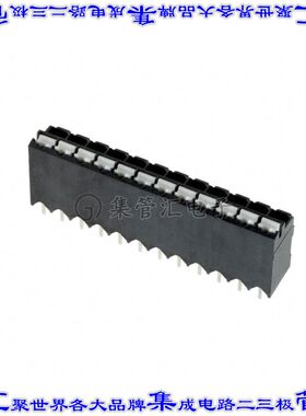 1823405 线对板连接器12POS接线端子3.81mm通孔垂直带板