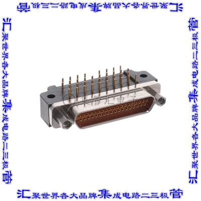 MDM-37SCBRM7-A174-F222 连接器37POS插座母插口2排D-TYPE型面板