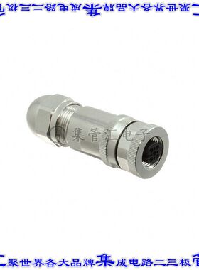 T4110012051-000 圆形连接器5POS插头母插口螺钉镀金自由悬挂