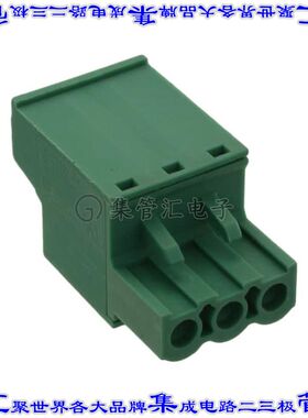 1779424 端子块连接器3POS插头母插口5mm绿色自由悬挂