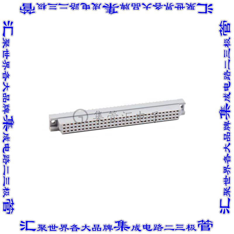 DIN-064CSB-S1L-HM 接插件连接器CONN DIN RCPT 96POS PCB GOLD