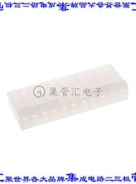 26034111 0026034111矩形连接器外壳11POS插座3.96mm天然色自由悬