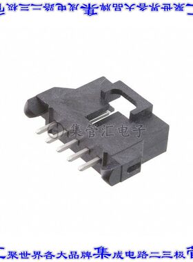 1719720005 针座连接器5POS接头2.54mm公形插针通孔直针锡