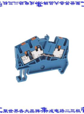 3211906 端子块连接器3POS馈通式5.2mm蓝色12-26AWG