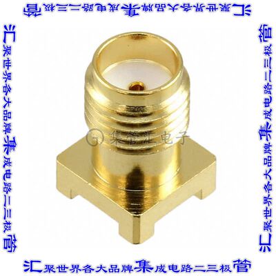CONSMA001-SMD-G 同轴连接器SMA插座母插槽焊接50欧姆表面贴装
