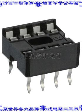 4808-3004-CP 连接器IC插座DIP 7.62mm插口8(2 x 4)位置锡通孔