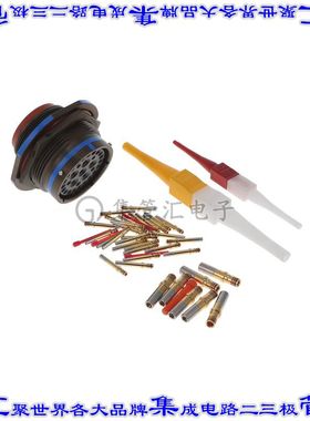 MS3474W22-95S 圆形连接器9POS插座公形引脚压接面板安装