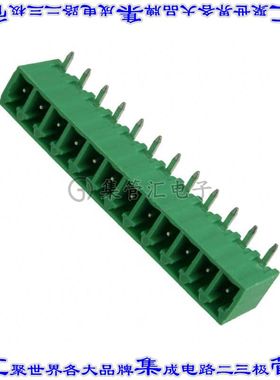 OSTOQ123251 端子块连接器12POS接头公引脚带罩3.81mm90DEG焊接