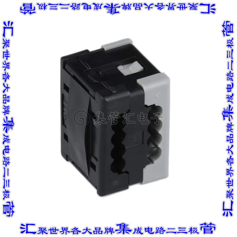 38704-FF880 矩形连接器8POS接线头2排2.54mmIDC镍自由悬挂