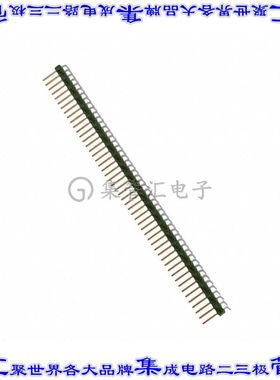 5-825437-0 针座连接器50POS分离式2.54mm公形插针通孔直角镀金