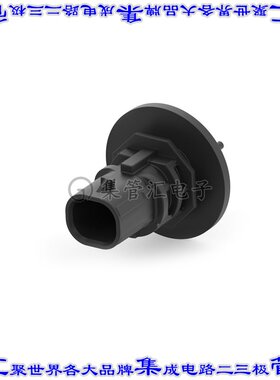 2325103-1 针座连接器2POS接头2.54mm公形插针通孔直针镀金