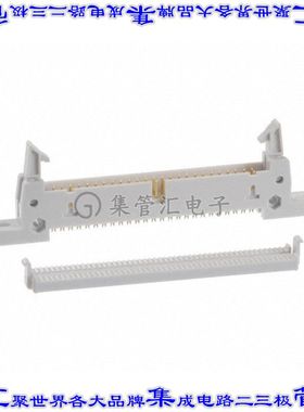 AWH 50G-E232-IDC 矩形连接器50POS接头2排2.54mm公引脚灰色IDC镀