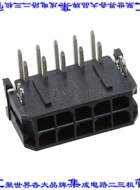 430451001 0430451001针座连接器10POS接头2排3mm公形插针通孔直