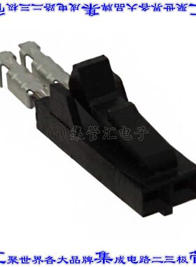 5-103960-1 矩形连接器2POS插座2.54mm母插口黑色IDC镀金自由悬挂