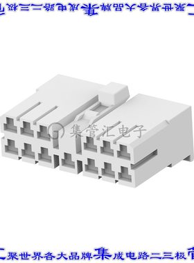 171358-1 矩形连接器外壳13POS插头2排母形插口黑色自由悬挂