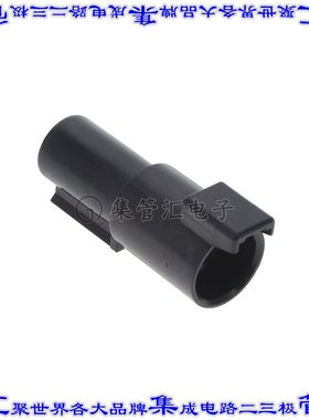 ATHD-1RP-12 圆形连接器1POS插座外壳用于公插针黑色自由悬挂