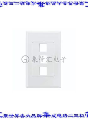 FPDS3-W 接插件连接器SCREWLESS DECORA 3 PORT FACEPLAT