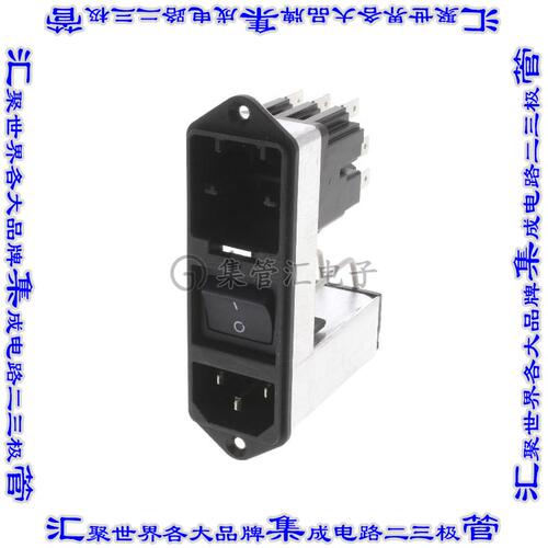 CG10.6101.151 电源接入连接器3POS插座公插片模块IEC320-C14面板