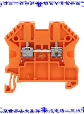 17100.3 端子块连接器2POS馈通式5.0mm橙色12-30AWG