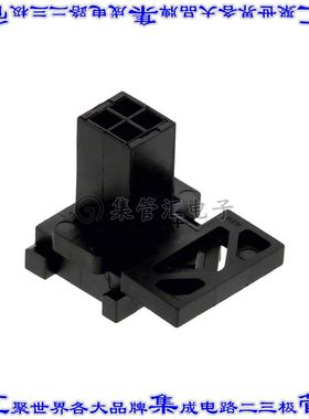 443000400 0443000400矩形连接器外壳4POS插头2排3mm公形引脚黑色