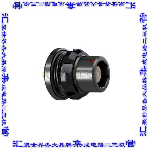 GK0YAR-P07UC00-000L 圆形连接器7POS插座母插口焊接镀金面板安装