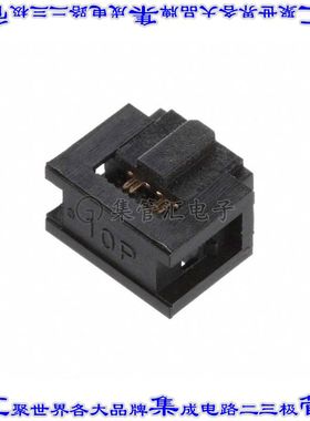 SFH41-PPPB-D05-ID-BK 矩形连接器10POS接头2排1.27mm母插口黑色I