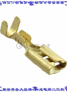 63347-1 快速连接器端子母头4.75mm压接18-22AWG