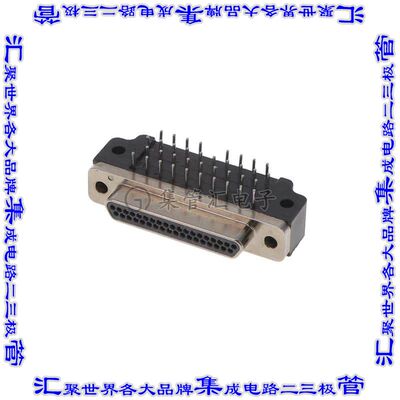MDM-37PCBR-L61-A174-F222 连接器37POS插头公引脚2排D-TYPE型面
