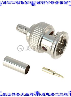 SBC1855A 同轴连接器BNC插头公引脚压接75欧姆自由悬挂