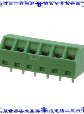 1869101 线对板连接器6POS接线端子5mm通孔55角度带板