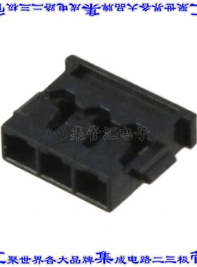 781720003 0781720003矩形连接器外壳3POS插座1.2mm母形插口黑色