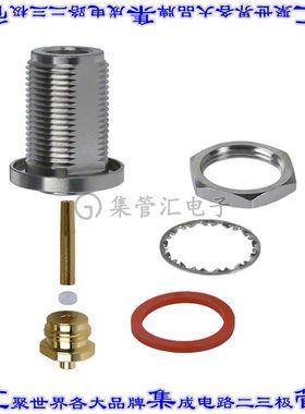 172138 同轴连接器N型插孔母形插口焊接50欧姆面板安装