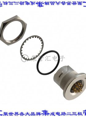 LF10WBRB-12P 圆形连接器12POS插座公形引脚焊杯镀金面板安装