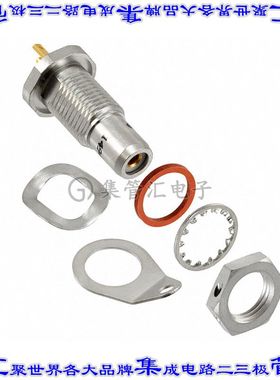 BJ3450S 同轴连接器插孔公插针焊杯面板安装