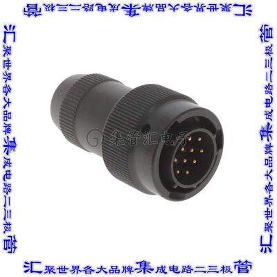 62GB-16J12-10PN 圆形连接器10POS插头公引脚焊杯镀金自由悬挂