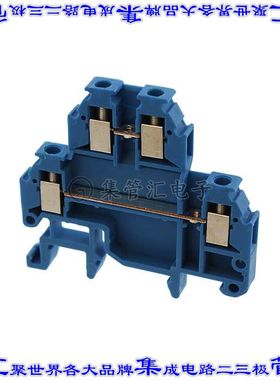 3000926 端子块连接器4POS馈通式2排4.2mm蓝色14-30AWG