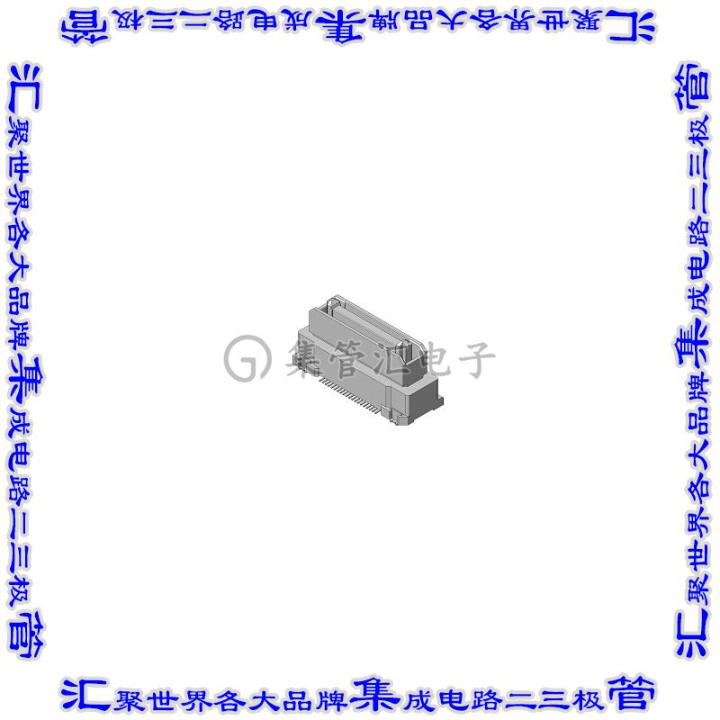 AX01F040VABBR300 板对板连接器40POS插座中央带触点2排0.64mm表