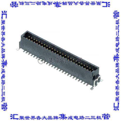 M55-7005042R 针座连接器50POS接头2排1.27mm公形插针表贴SMD镀金