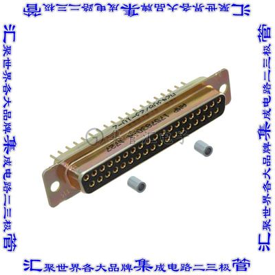 1757828-4 连接器37POS插座母插口2排D-Sub通孔