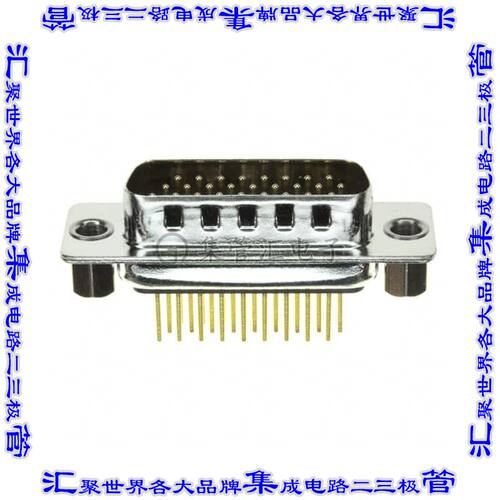 180-M26-113R021 连接器26POS插头公引脚3排D-Sub高密度面板安装