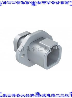 ATP04-4P-PM02 矩形连接器外壳4POS插座2排公形引脚灰色面板安装