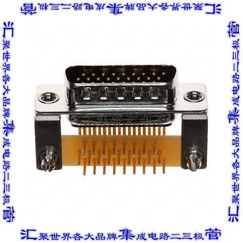 181-M26-113R141 连接器26POS插头公引脚3排D-Sub高密度面板安装