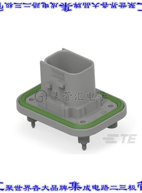 2-2378182-1 针座连接器6POS接头2排6mm公形插针通孔银