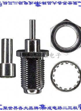 222167-10 同轴连接器F型插孔母形插口焊接75欧姆面板安装