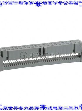 89140-0101 矩形连接器40POS插座2排2.54mm母插口灰色IDC镀金自由