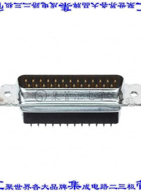 745186-2 连接器25POS插头公引脚2排D-Sub通孔