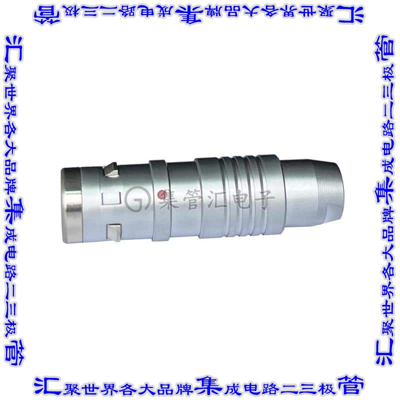 MMI-M0PG07S52-IP67 圆形连接器7POS插头公引脚焊杯镀金自由悬挂